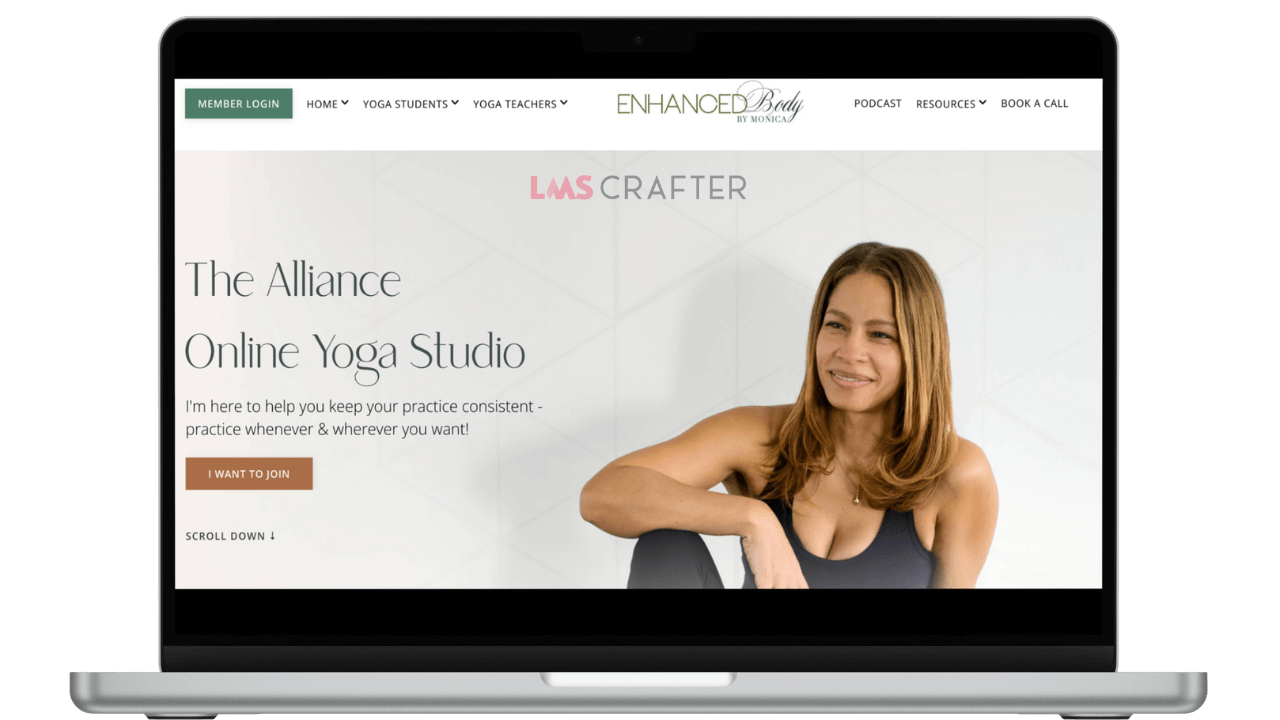 Kajabi Case Study Online Yoga Studio