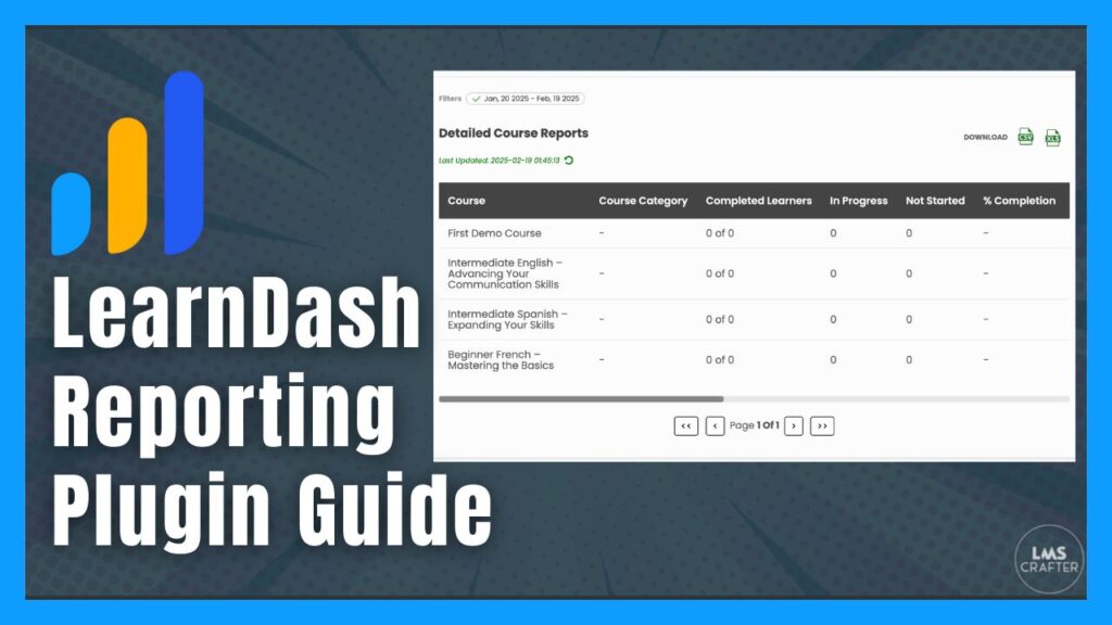 LearnDash Reporting Plugin