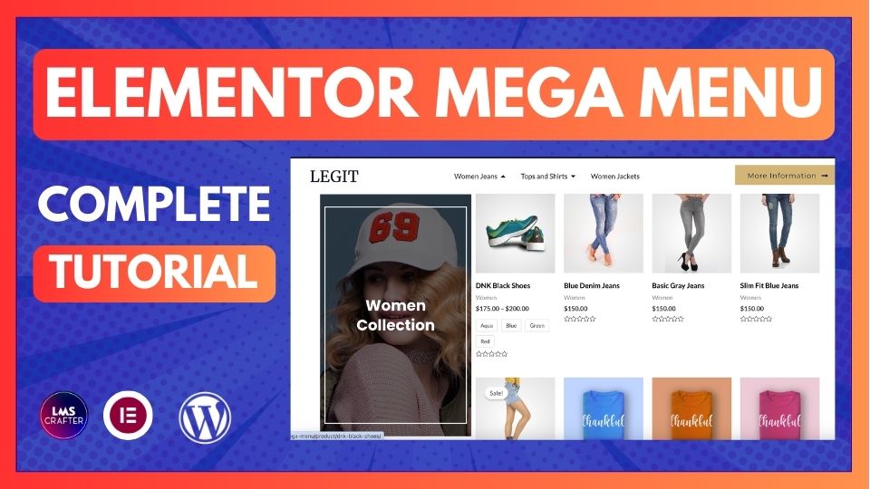 Elementor Mega menu by lmscrafter