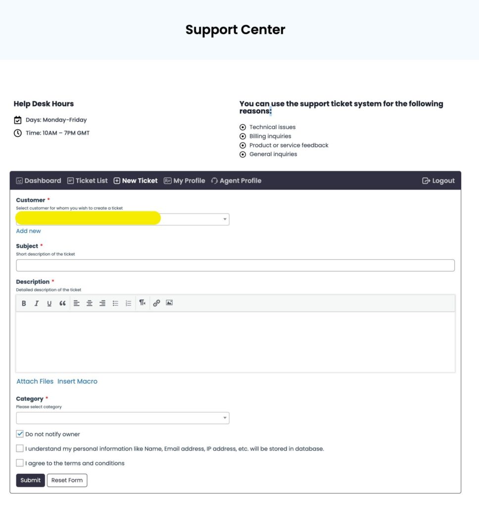 lmscrafter support ticket center