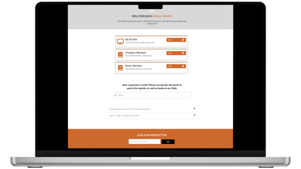 Learndash Student Dashboard Page Template | Memberpress Dashboard page